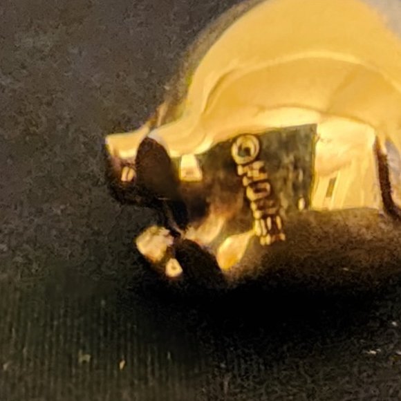 Vintage Monet Pig and Heart Charms - Picture 3 of 11